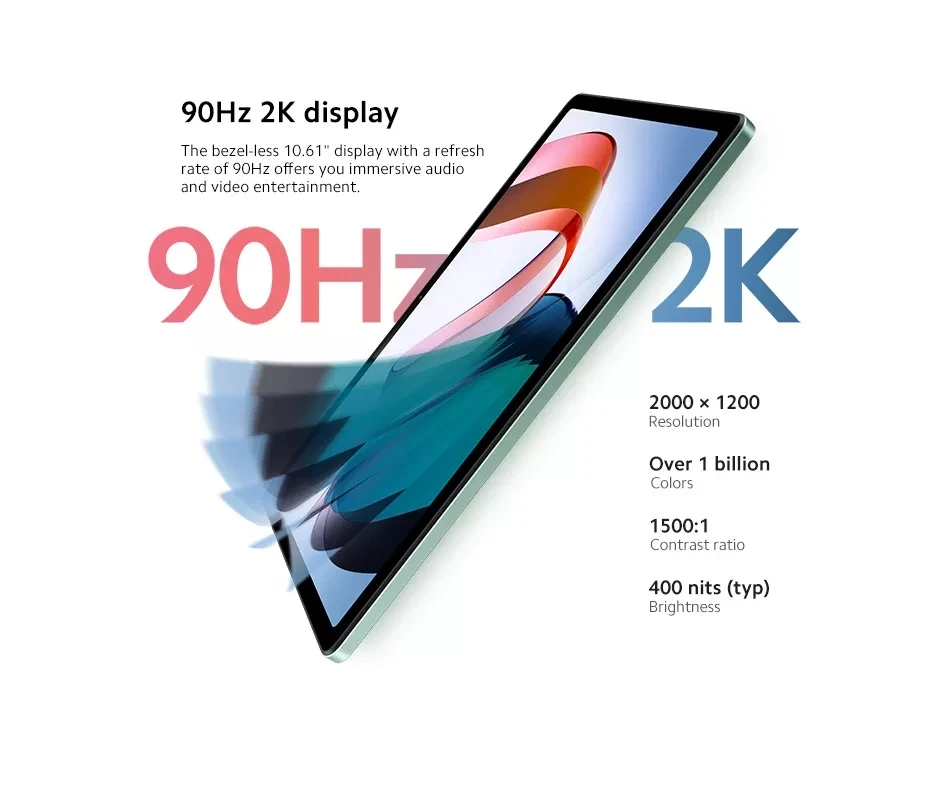 Xiaomi Redmi Pad - 10.6'' 90hz Display, 128GB ROM, 4GB RAM