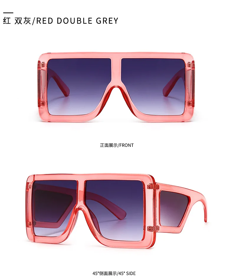 sunglasses square frame ladies trendy oversized sunglasses 2021 women