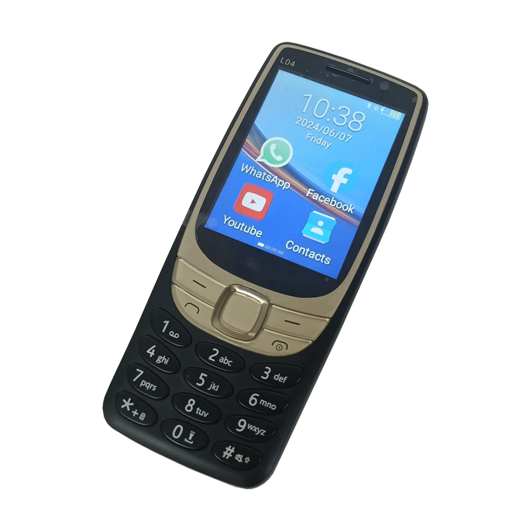 Odm Oem Keypad Smart Android Button 4g Feature Mobile Phone with Whatsapp Touch Screen Hotspot Wifi Android11 Phones