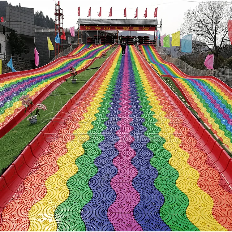 Amusement Park Rides Outdoor Rainbow Slide