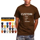 Tshirt T-shirt Wholesale Mens Cotton Blank Tshirt Custom Logo Printed Cheap Unisex T-Shirt