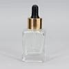clear+Gold cap with black rubber bulb