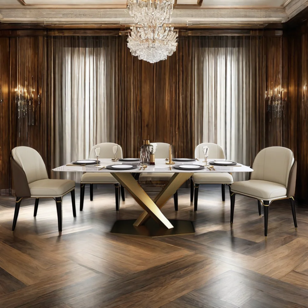 Stackable Table and Chair Set for Restaurant Modern Wood Restaurant Chairs for Restaurants and Coffee Shop