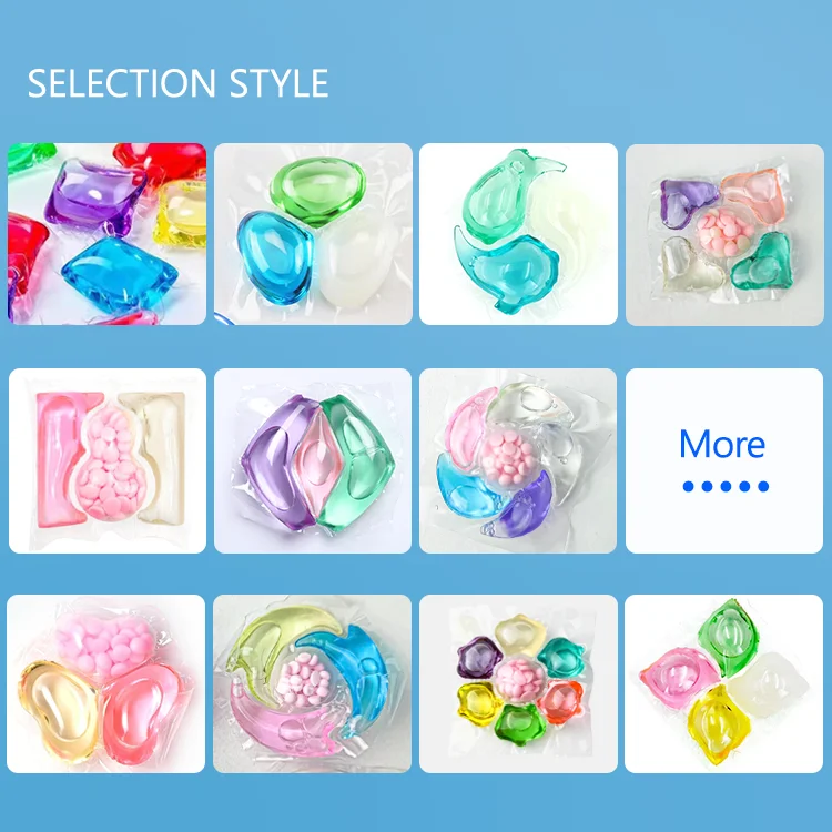 Apparel Washing Capsule Fabric Soften Lasting Scent Remove Odor Mite Blood Stain Laundry Detergent Pods