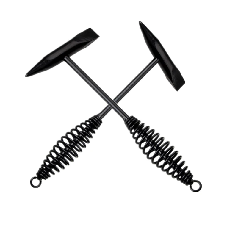 Martillo de soldadura de acero de alto carbono, mango de resorte, soldador,  herramienta de mano para desincrustación|Martillo| - AliExpress