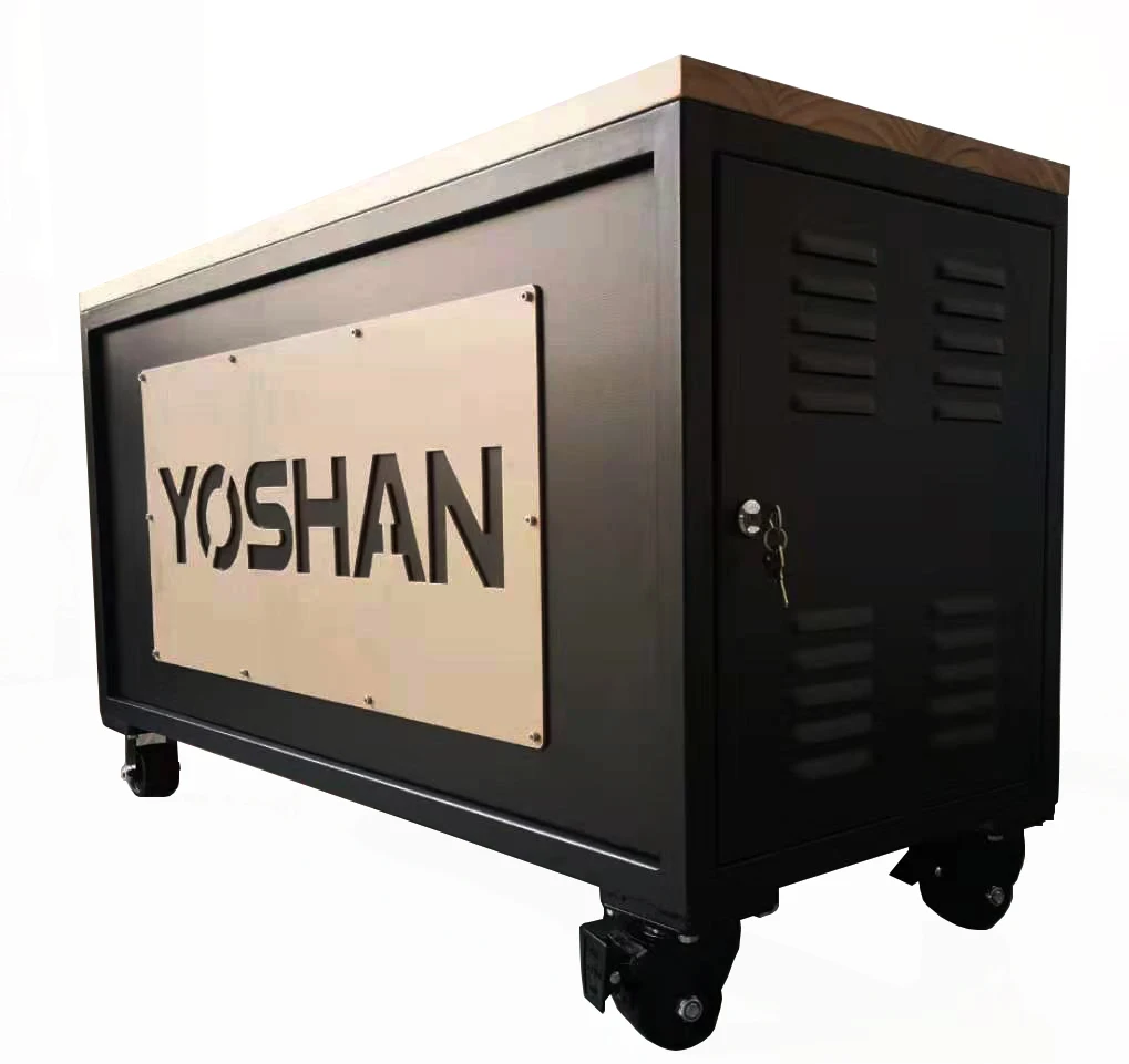 Yoshan Worktable for 1kg 2kg 3kg Coffee Roaster with Moving Wheels