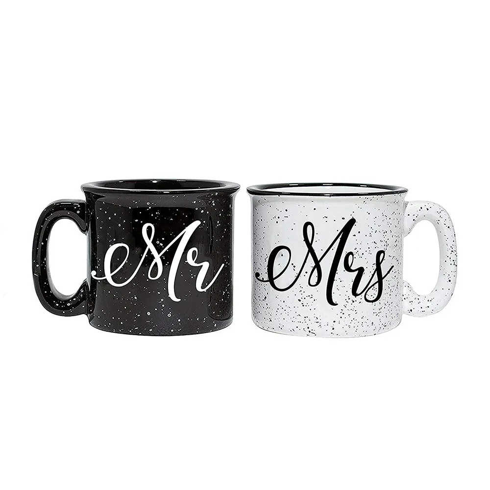 Customized Sublimation Logo Campfire Mugs Brushes Stoneware Mugs