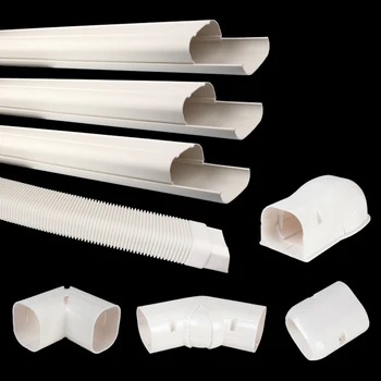 Air Conditioner Ac Parts Heat Mini Split Accessories  Covers Used Pipe Gutter Slim Duct Line Set Cover Home Builders