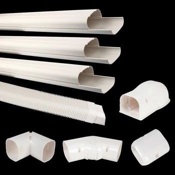 Air Conditioner Parts heat mini split accessories  covers used pipe gutter slim duct line set cover Home Builders