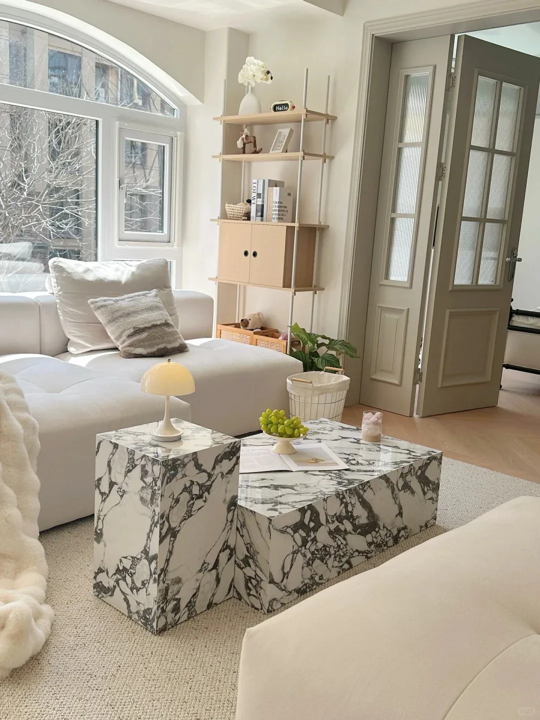 product paia stone luxury natural customized calacatta viola marble modern marble stone furniture low plinth coffee table living room-2