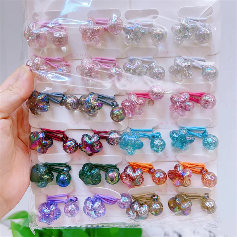 Mylulu Free Samples Kids Girls Baby Knocker Balls Hair Ties Bobbles