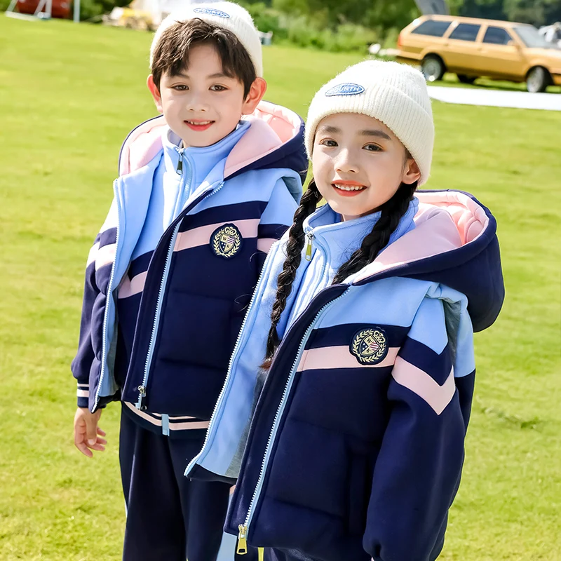 Custom Made School Uniform Vest Cheap China Primary Winter School Uniform Tracksuit