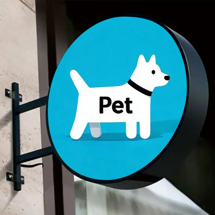 Custom Automatic Switch Outdoor Rolling Circular Caja De Luz Publicidad Wall Light Boxes Led Frame Display Rolling Light Box