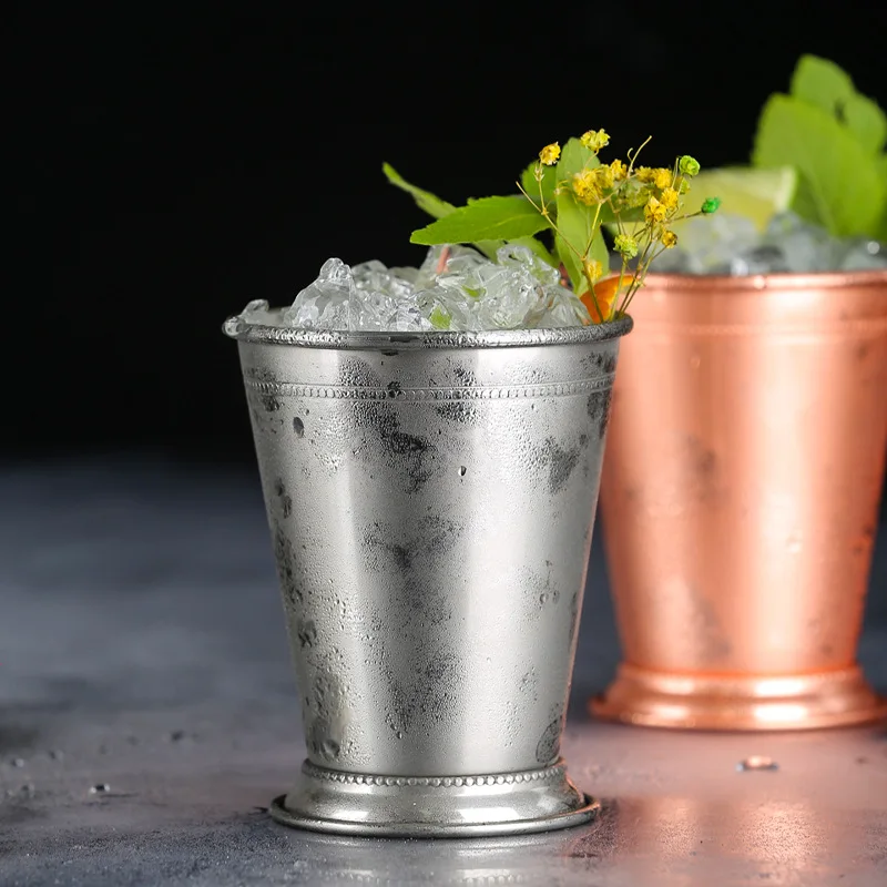 Mint Julep Cup, Stainless Steel Moscow Mule Mug Cocktail Drink Cup