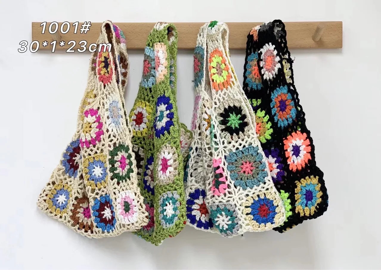 Series 15]Crochet Bag Tutorial - How to make prada triangle hollow