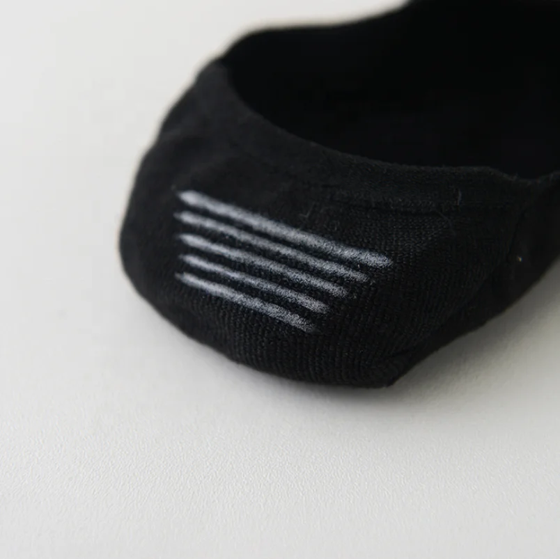 Хлопковые белые и черные невидимые носки-башмачки для женщин с низким вырезом на