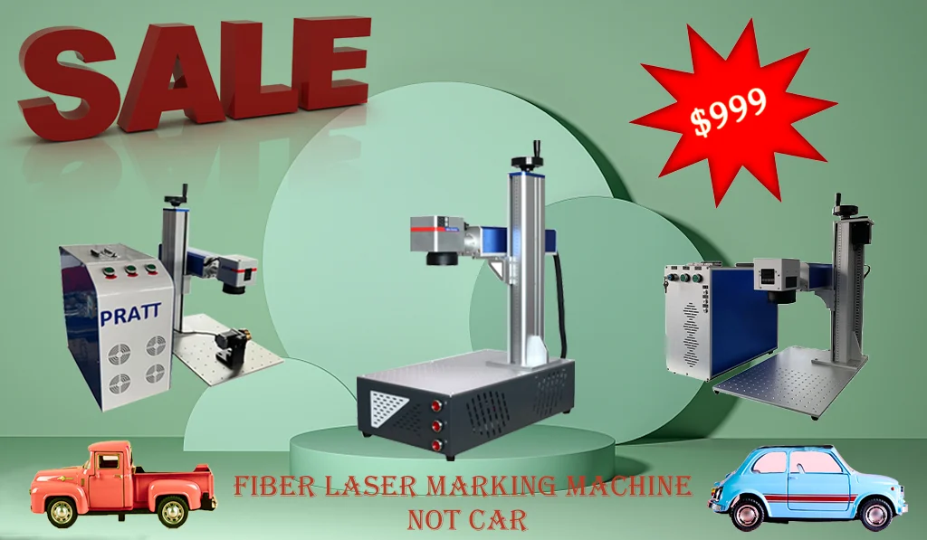 Pratt 30w 50w 100w Fiber Laser Marking Machine For Steel Pen Laser 30w