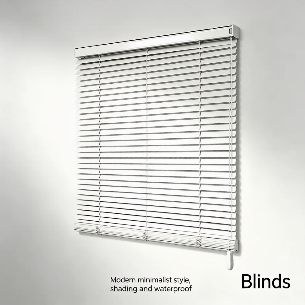 High Quality PVC Blinds Formaldehyde Free Blind Waterproof Anti Humidity Easy Clean Window Blinds for Home Hotel