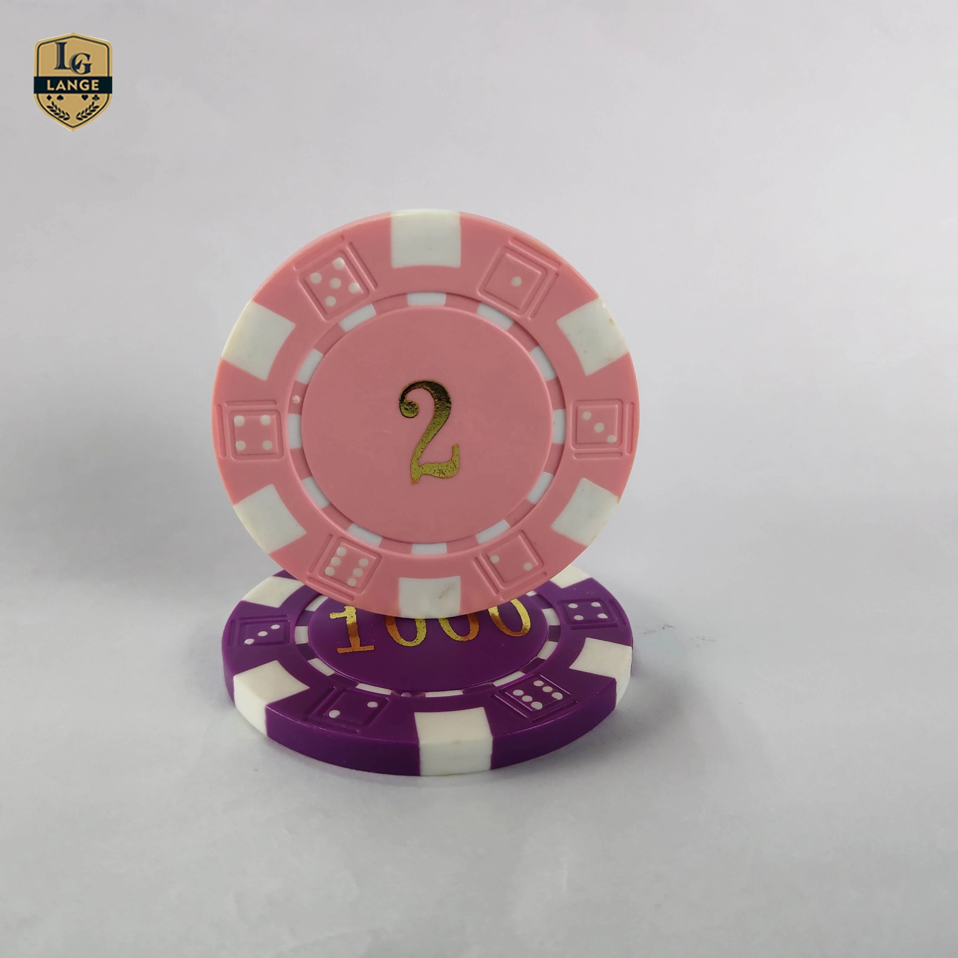 Colorful Abs & Metal Poker Chip Set For Fire Pit Games - Oem