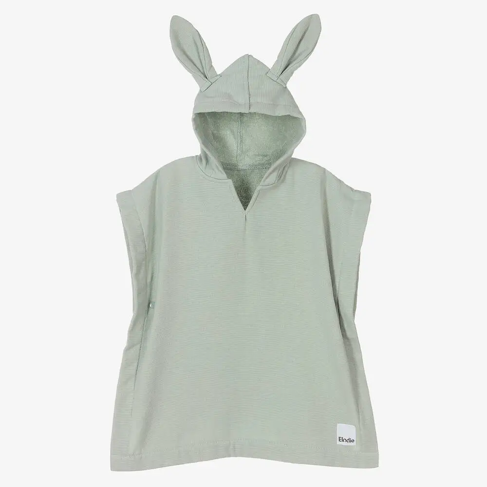 Bunny Design Kids Poncho Towel Organic Cotton Baby Bath Towel Light Weight Kids Hooded Towel factory