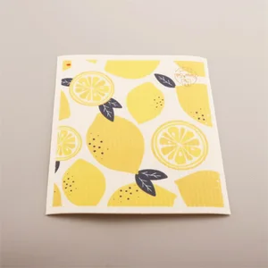 Eco Friendly Kitchen Sponge logo Compressed Biodegradable Natural Cellulose Sponge for Dishes