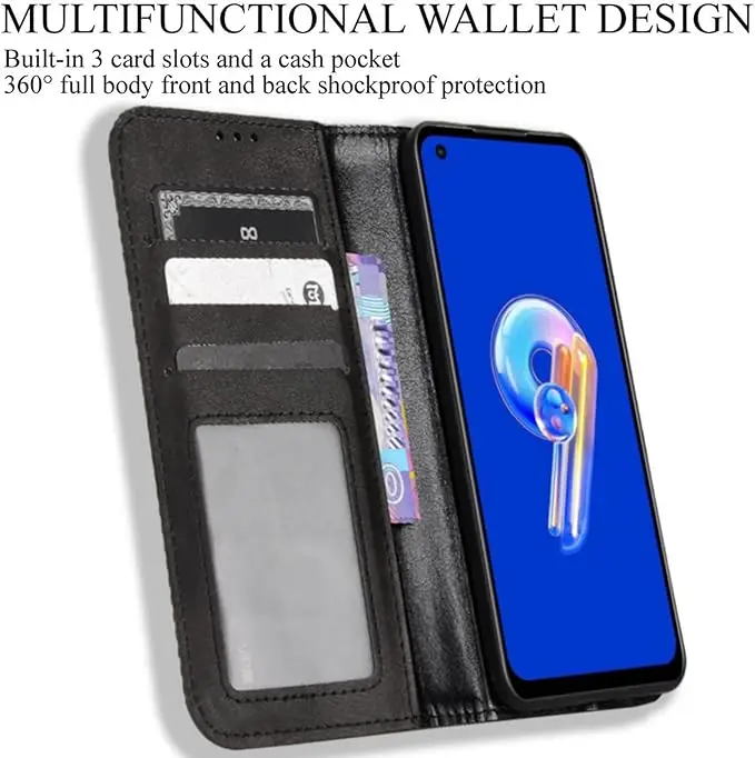 Tablet Covers Pu Leather Shockproof Case For Asus Zenfone 10 Wallet Phone Magnetic Stand Holder Mobile Mc1112 Laudtec manufacture