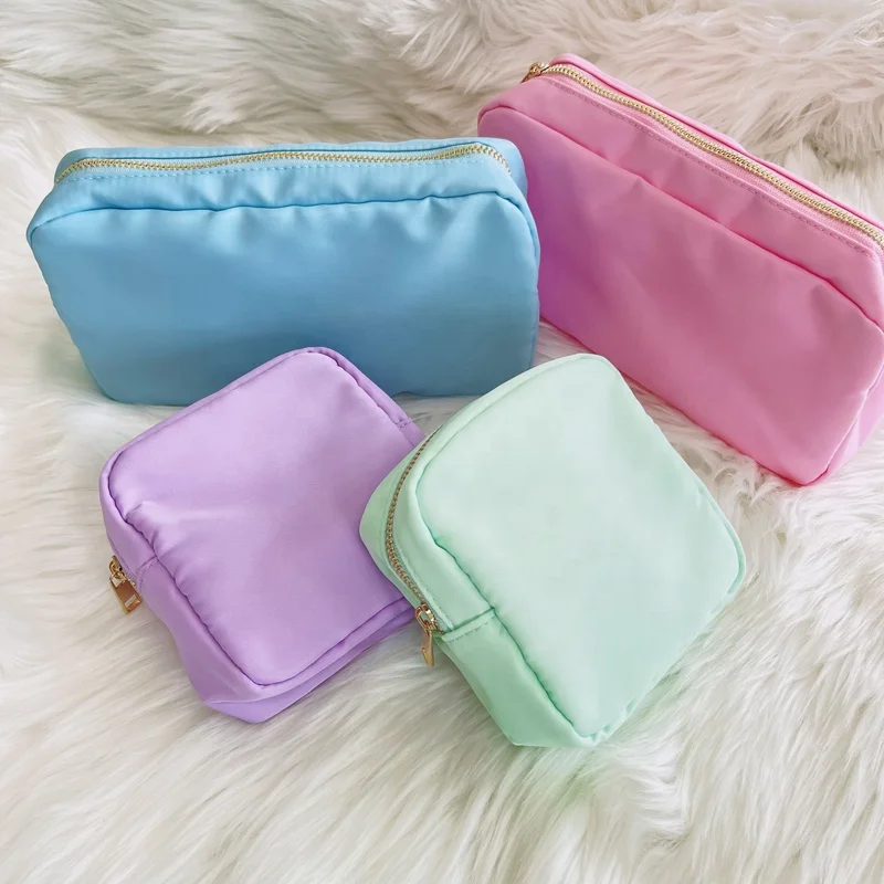 Mini Nylon Pouch Bag | Small Cosmetic Bag