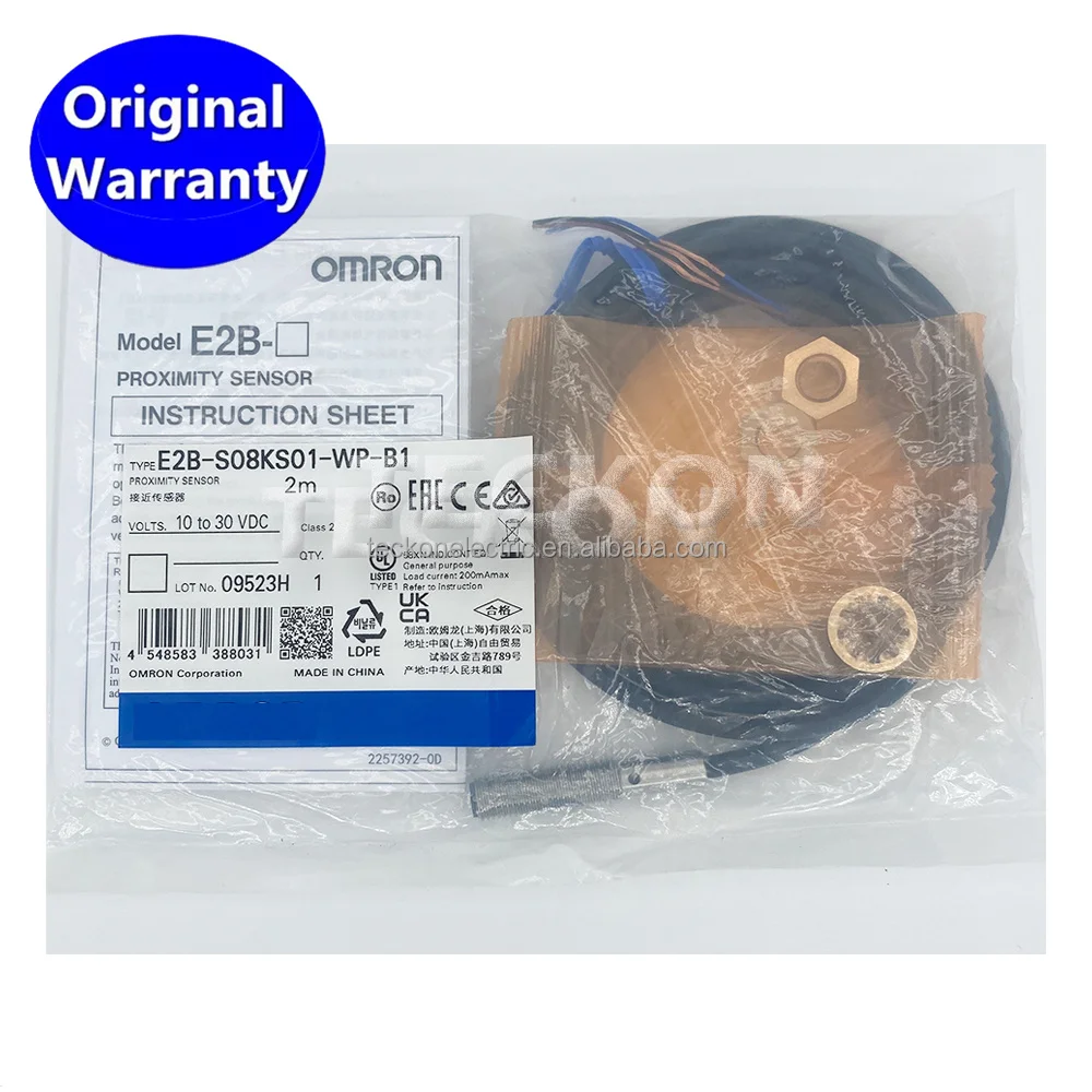 PNP S08KS01E2B S08KS01-WP-B1 Cilindrični induktivni senzori E2B-S08KS01-WP-B1