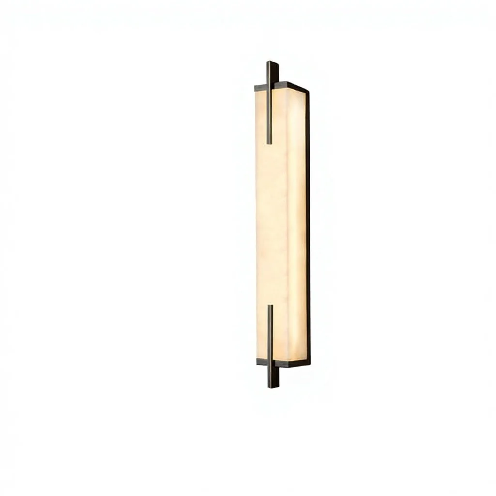 New Chinese-style Zen-inspired All-Copper Wall Lamp for Living Room Bedroom Corridor & Hallway