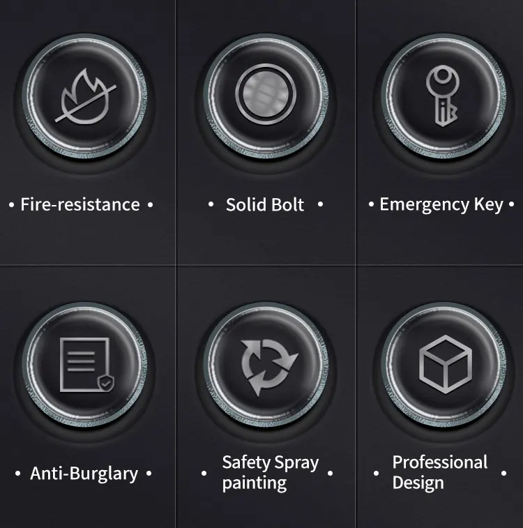 CEQSAFE High Security Digital Lock Office Home Safe Box 2 Hour Fireproof Safe manufacture