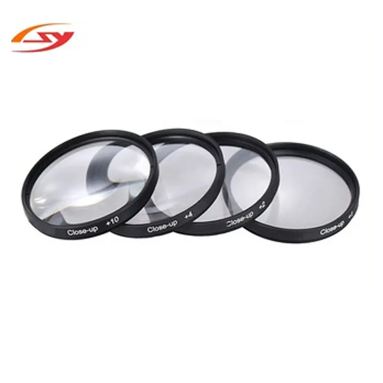 Juego De Filtros Close-Up 62mm - +1, +2, +4, +10 Dioptrías, Cristal óptico, Para Fotografía Macro