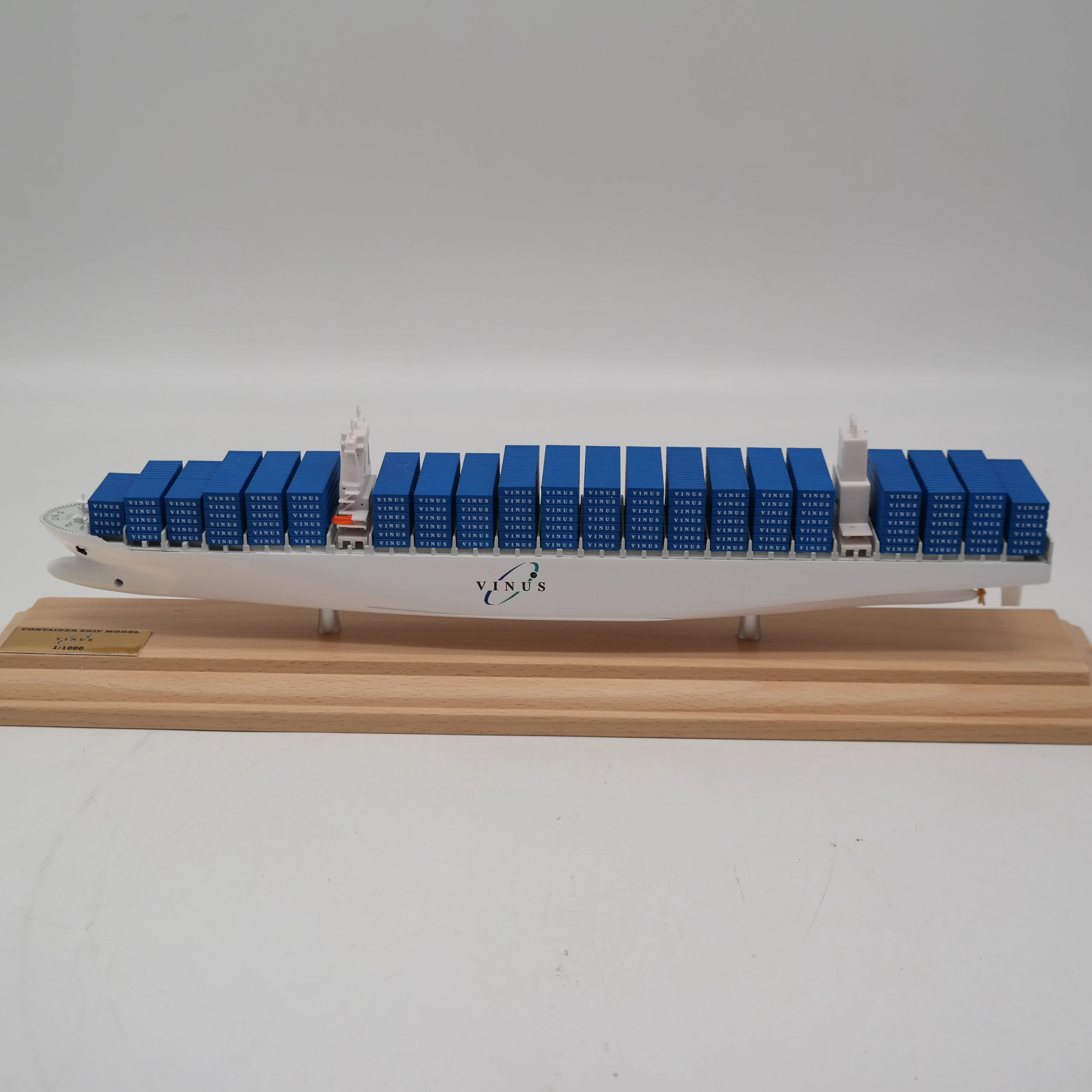 【A】O.A.S Factory's Customized 1:1000 Scale Craftsman 35cm 17000TEU Container Ship Model for Shipping Gift Purpose