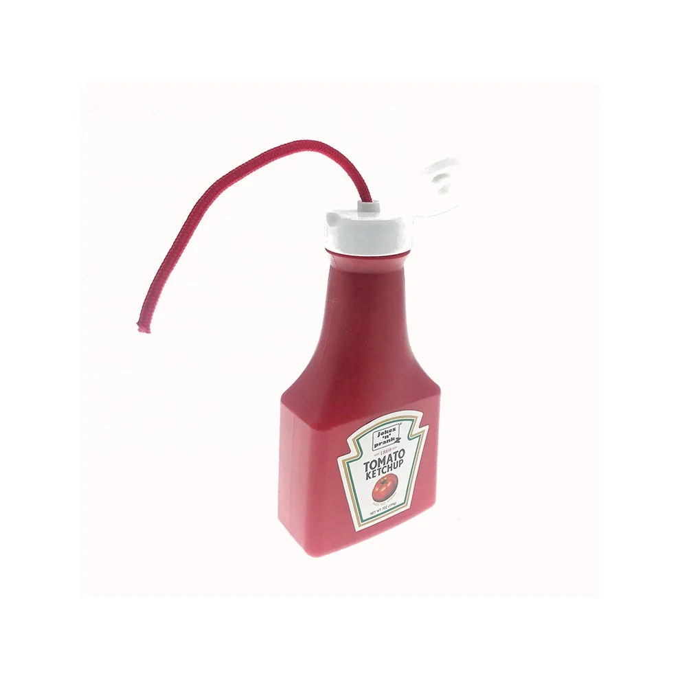   Trick Good Quality Active Tricks EN71 BSCI Novelty Jokes Gag Gift Squirt Ketchup in Bottle Toy  prank 10 Pcs/box