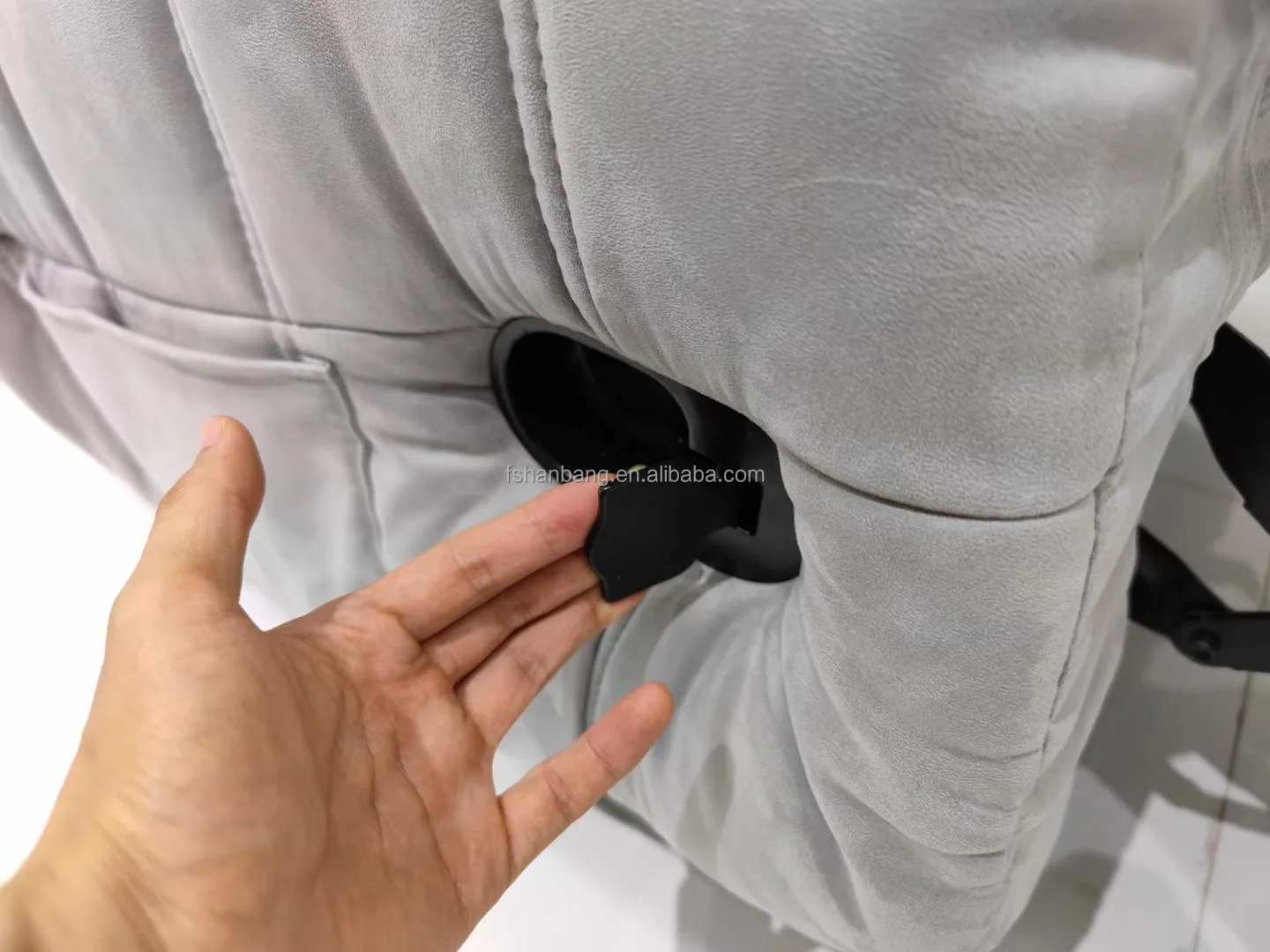 High Density Sponge Tufted Relaxing Design1 2 3 Seat L Shape Leather