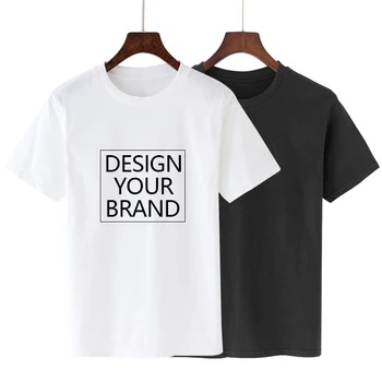 Wholesale Mens 100% cotton Blank Plain tshirt Custom High Quality Printed Logo Black t shirts