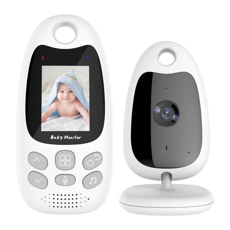 2.4Ghz Wireless 2.0" Baby Monitor Video Camera Temperature Intercom Night Vision 