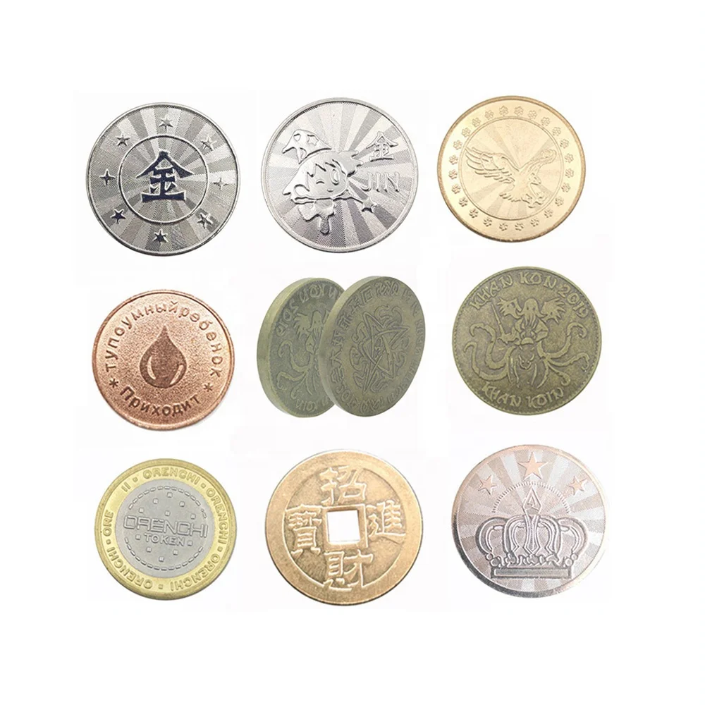 Wholesale Custom Cheap Arcade Metal Game Machine Token Coin Metal Token