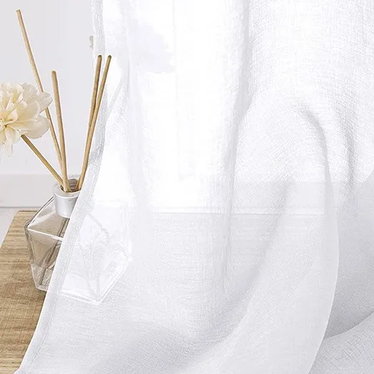 Elegance Unveiled Dyed Dolly Sheer Drapes Tailored For Every Room For