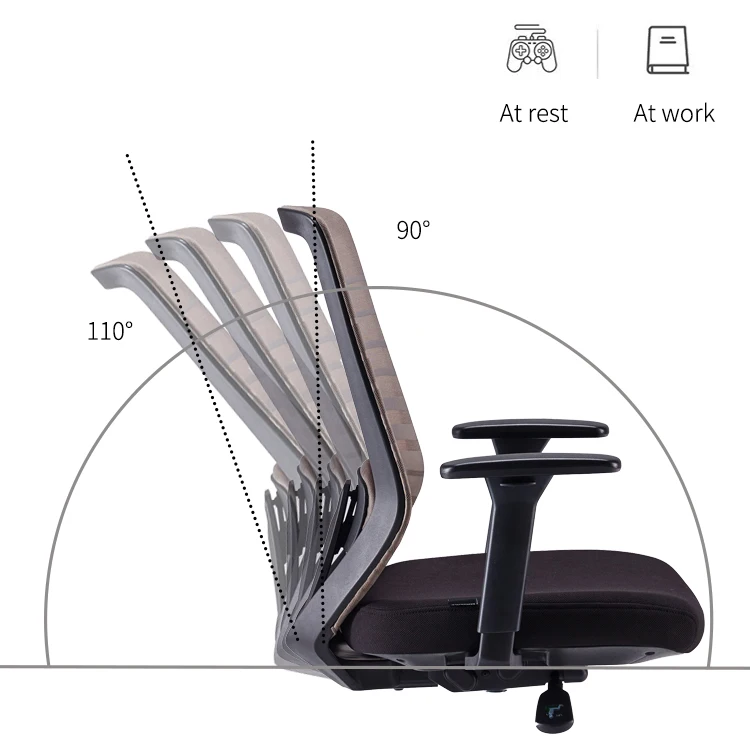 Office Chair Swivel Chair Armrest Desk Ergonomic factory