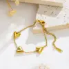 hearts bracelet-Gold