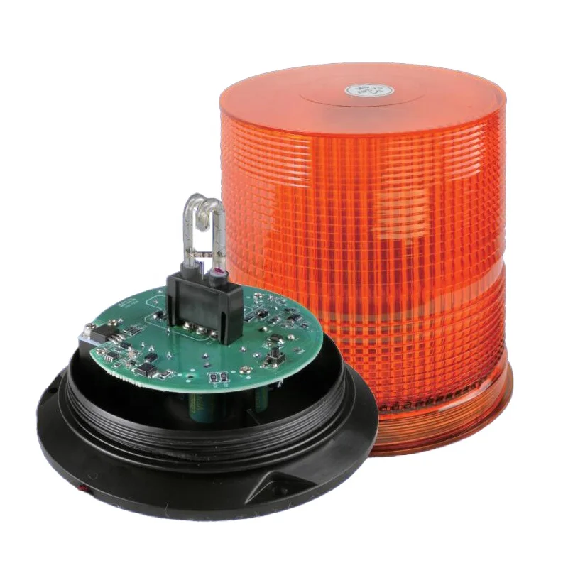ピンコロライト プレコ Xenon ストロボランプ DC12-48V、アルミベースの非常灯 25W