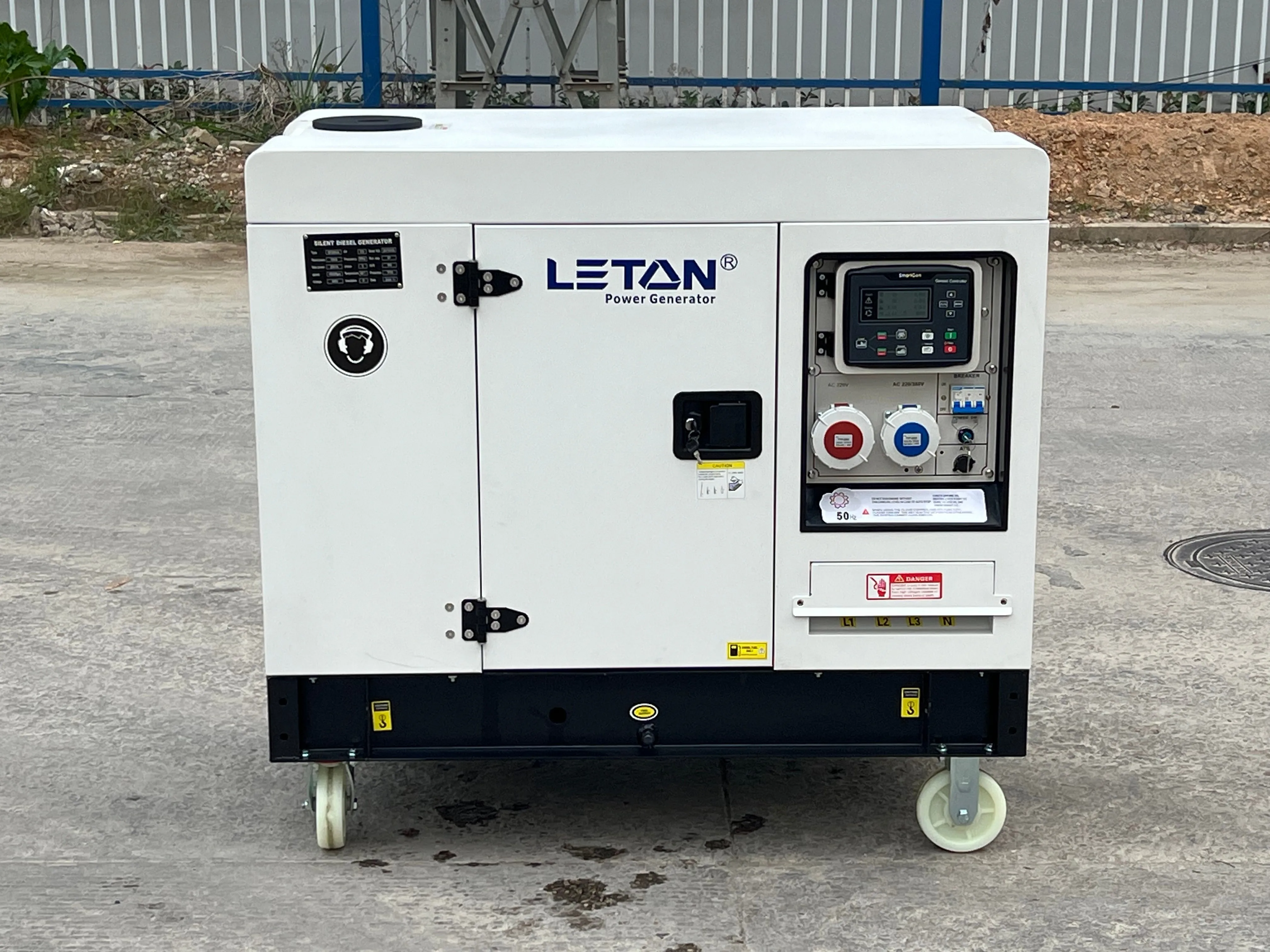LETON POWER Open Type Silent Diesel Generators 10kw 15kw 17kw 18kw 50 ...