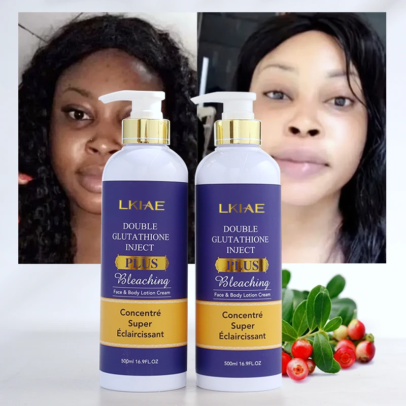 OEM ODM Whitening Plus Glutathione Anti Freckle Shea Butter Beauty Facial  Moisturizing Whitening Body Lotion for Dry Skin