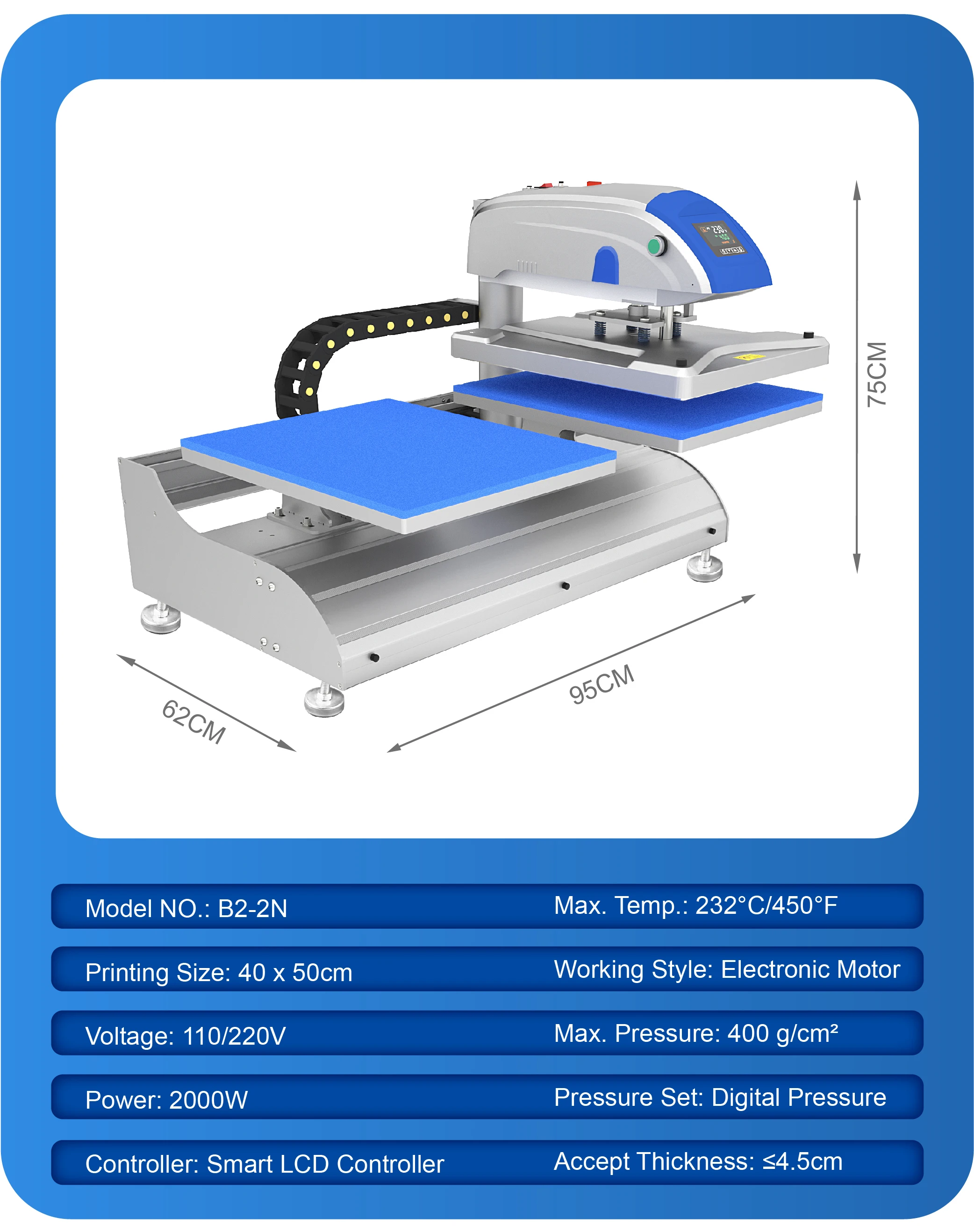 16 X 20 Electric Automatic Sublimation Dual Heat Press Machines For T
