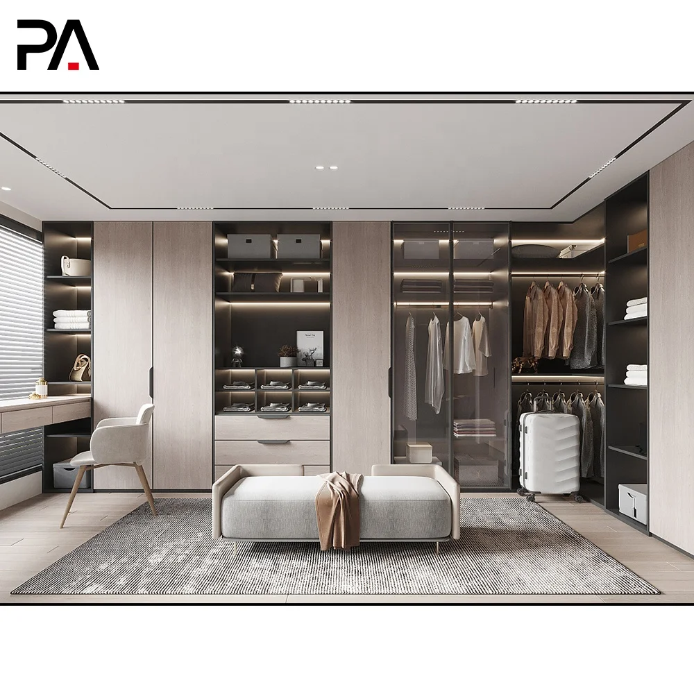 PA дома шкаф Сделано в Малайзии для одежды мебель спальни набор мебели с раздвижными