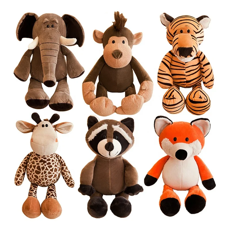 safari animals soft toys