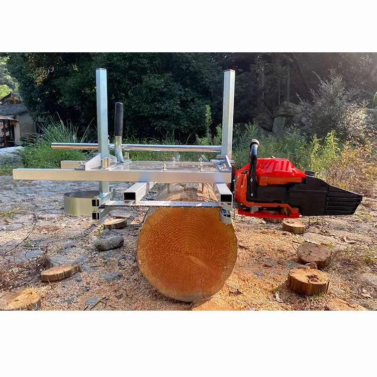 RCM Chainsaw Mill and Guide Rails Portable Small Mills First Cut Rails Chainsaw Mill Petrol Chain Saw Wood Cutting Machine