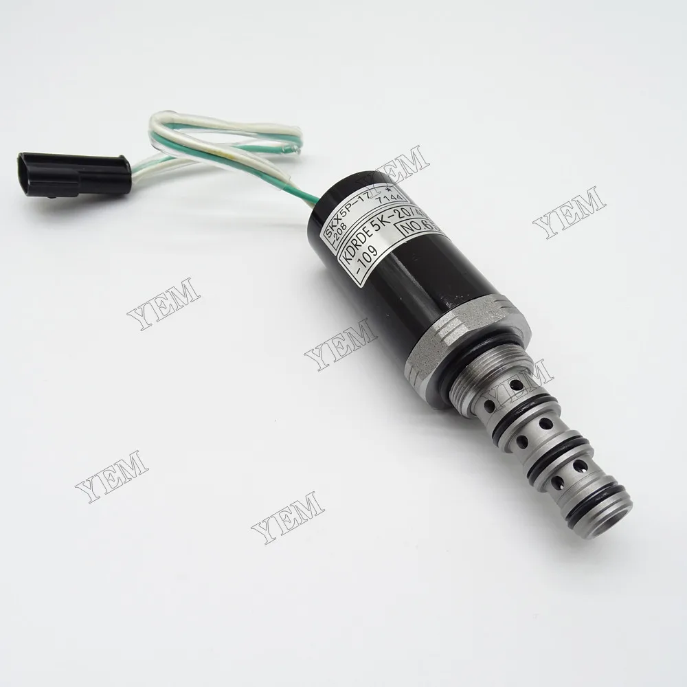 For Kobelco Solemoid Valve KDRDE5K-20-40C07 Engine Parts With Warranty 5