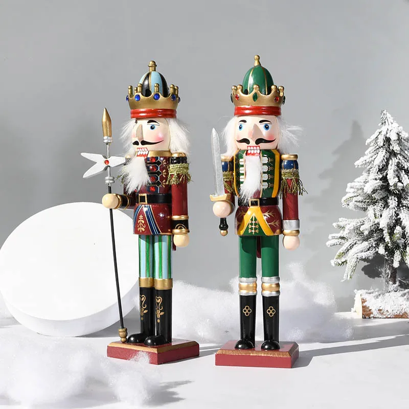 30 см, подарок для детской вечеринки, игрушка, настольное украшение, Рождественский гайковёр, солдат для Рождественского украшения