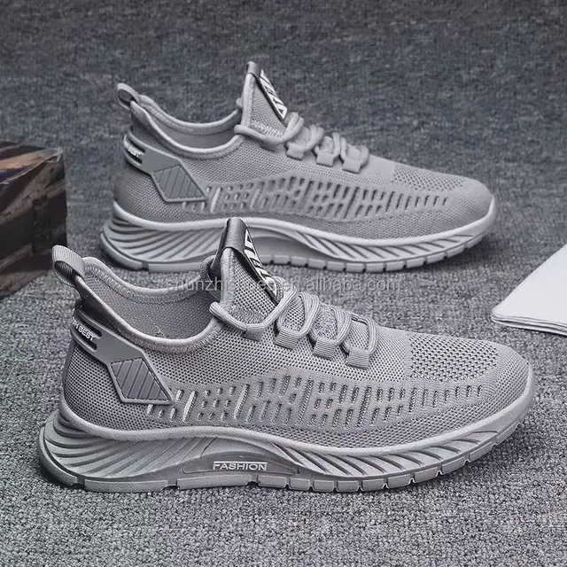 Wholesale Men's Casual Sports Shoes Fashionable Brand Running Shoes for Summer Bulk Buy in Bulk Mesh Lining